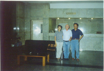 Rainbow hotel Beijing, My father and mother met Mr.Jensen